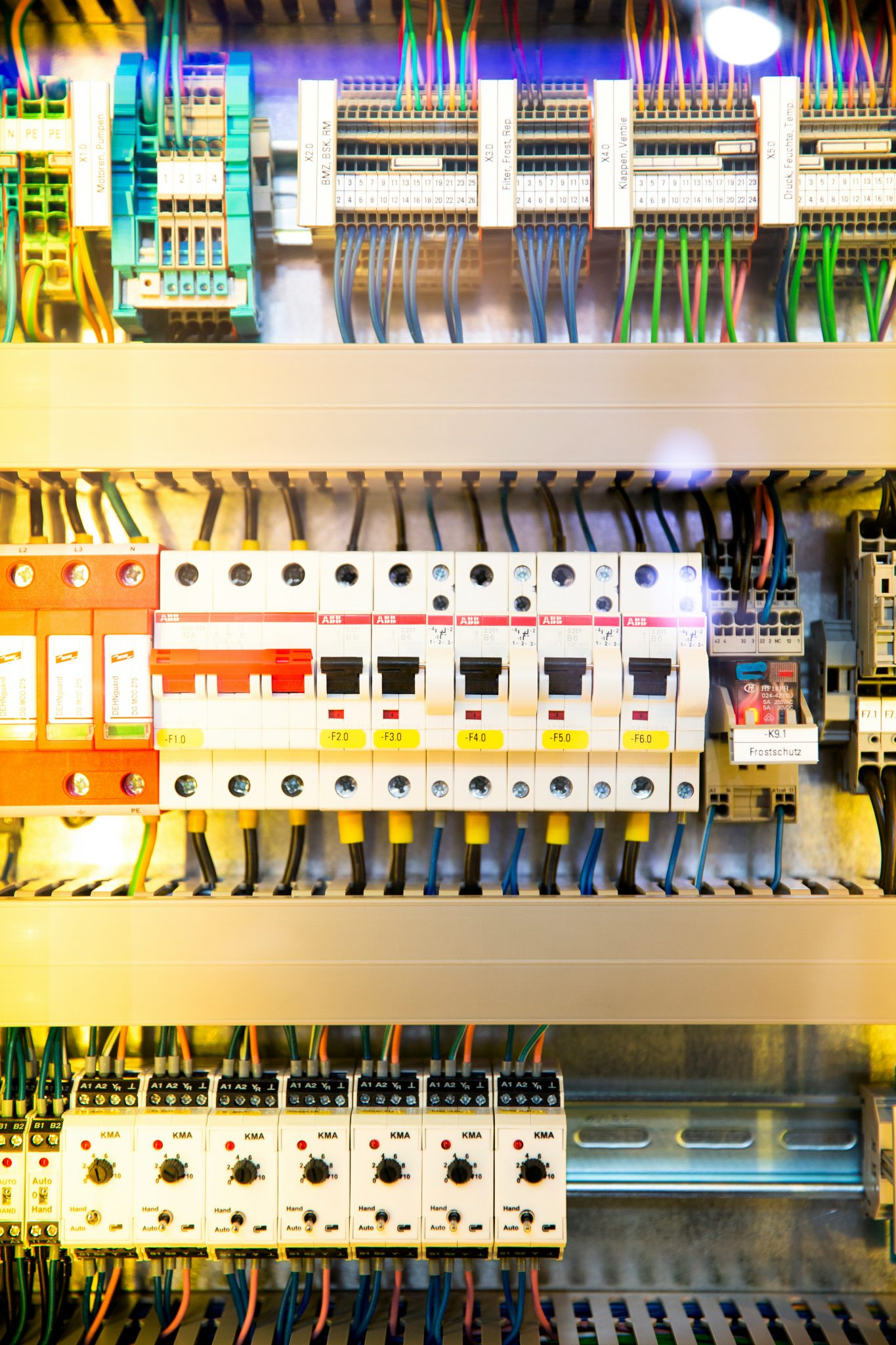 Image of a BAX Electric lighting setup.